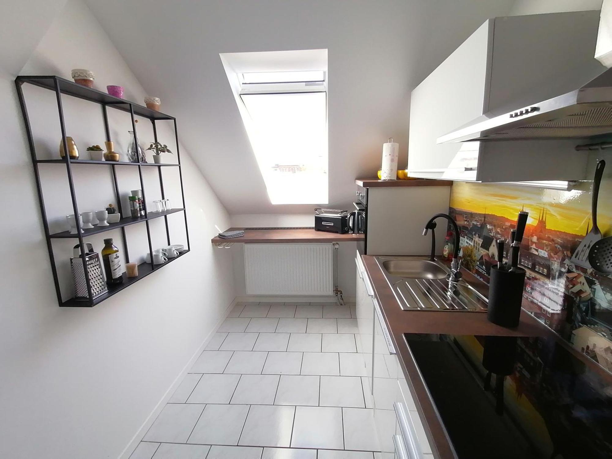 Auszeit2 Erfurt - Stilvolle Dachwohnung Mit Parkplatz - Zentrumsnah エクステリア 写真